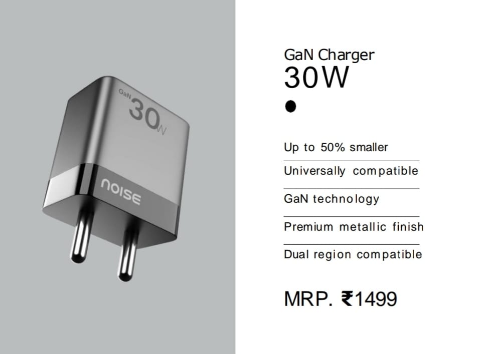 noise GaN charger 30w